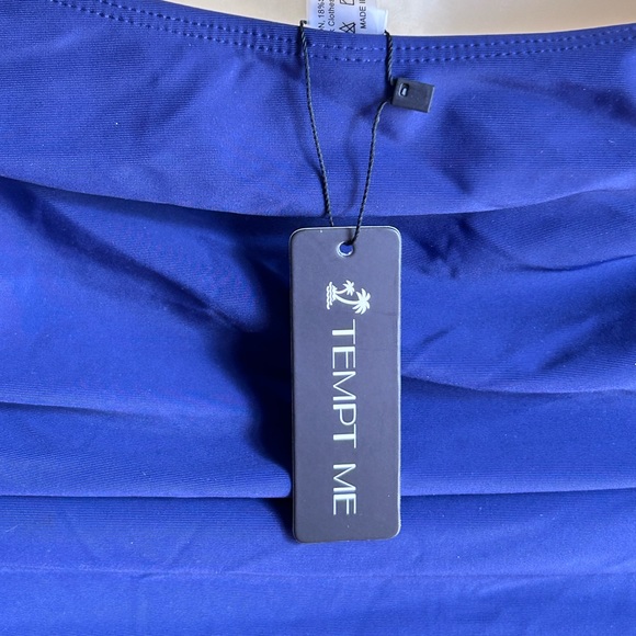 🌼3/$20 bundle 🌼 NWT CUT OUT TUMMY CONTROL HIGH WAISTED FRONT TIE NAVY SIZE XL - Picture 5 of 9